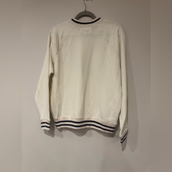 New THE GREAT The Varsity College Cotton Sweatshirt - Picture 8 of 8